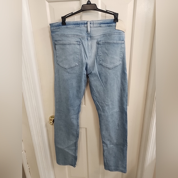 PAIGE Women's Blue Jeans Size 34 Light Wash - Picture 5 of 6